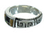 Authentic Sterling Silver And Multicolor Water Wave Ring Size 5-1/2 YX75326